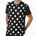 Black and White Pola Dots by SerpentSkyArts