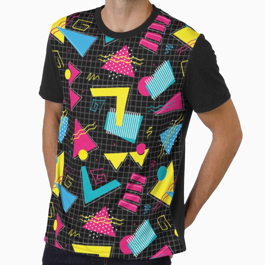 1980s New Wave Pattern by SerpentSkyArts