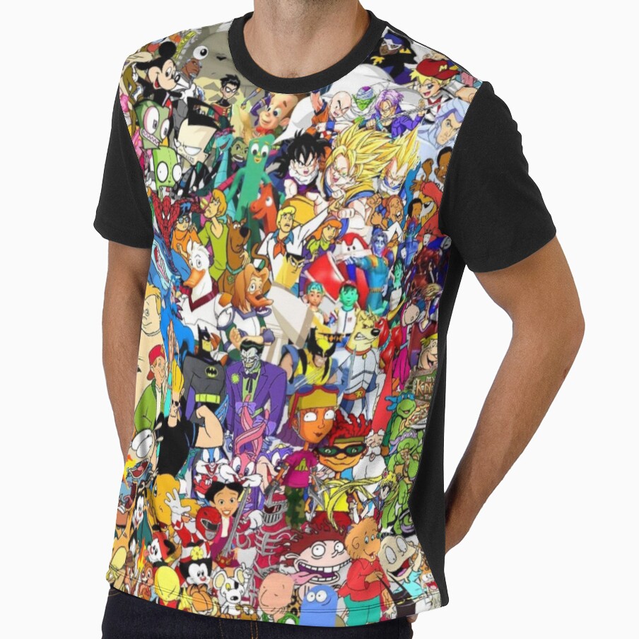 90s cartoons mash up by ferrier1991