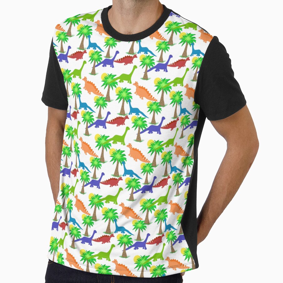 All over Dinosaur and Palm Tree Pattern by MMPlastic