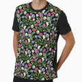 An all-over print with colorful flowers and plants. by www.superclo3d.com   www.kuhldesign.eu