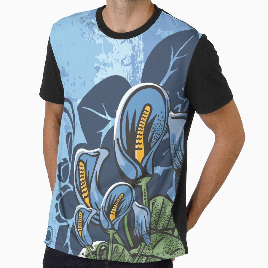 Blue Floral Design by allovervintage