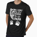 Mens In A World Full Of Grandpas Be A Papa Funny Father's Day by anniet33