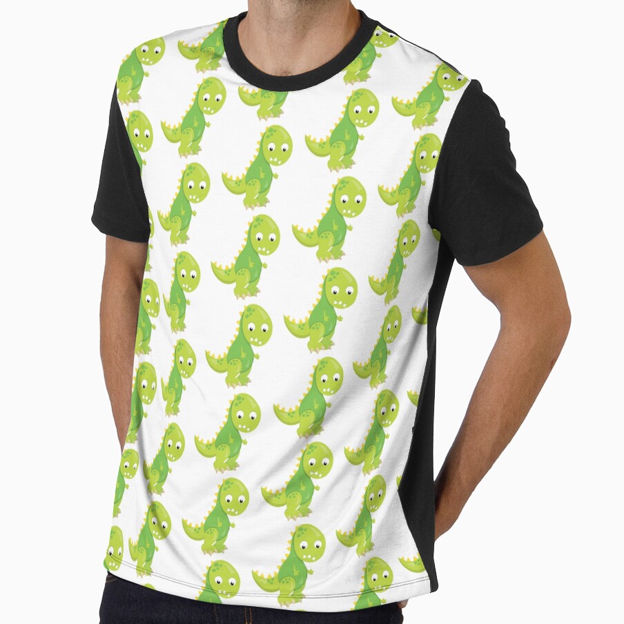 Dino Dinosaur All Over Print by ToniaKroeger