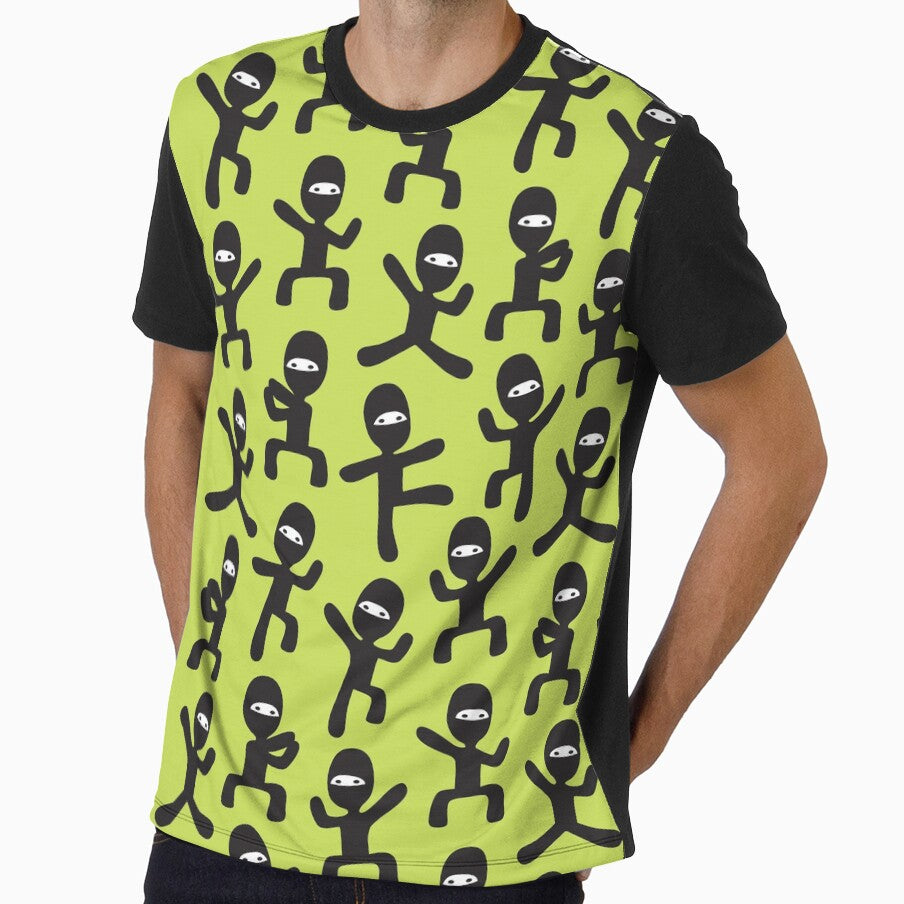 ninjas - lime by littlearrow