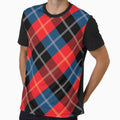 Buffalo Plaid Red Black Blue Christmas Winter Pattern by ZiesMerch
