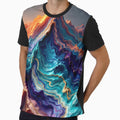 Vibrant Marble Mountains – Abstract 3D Color Landscape by DreamyWallVibes