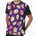 Happy Halloween Funny Pattern with Pumpkins and Ghosts by UniQueensShop
