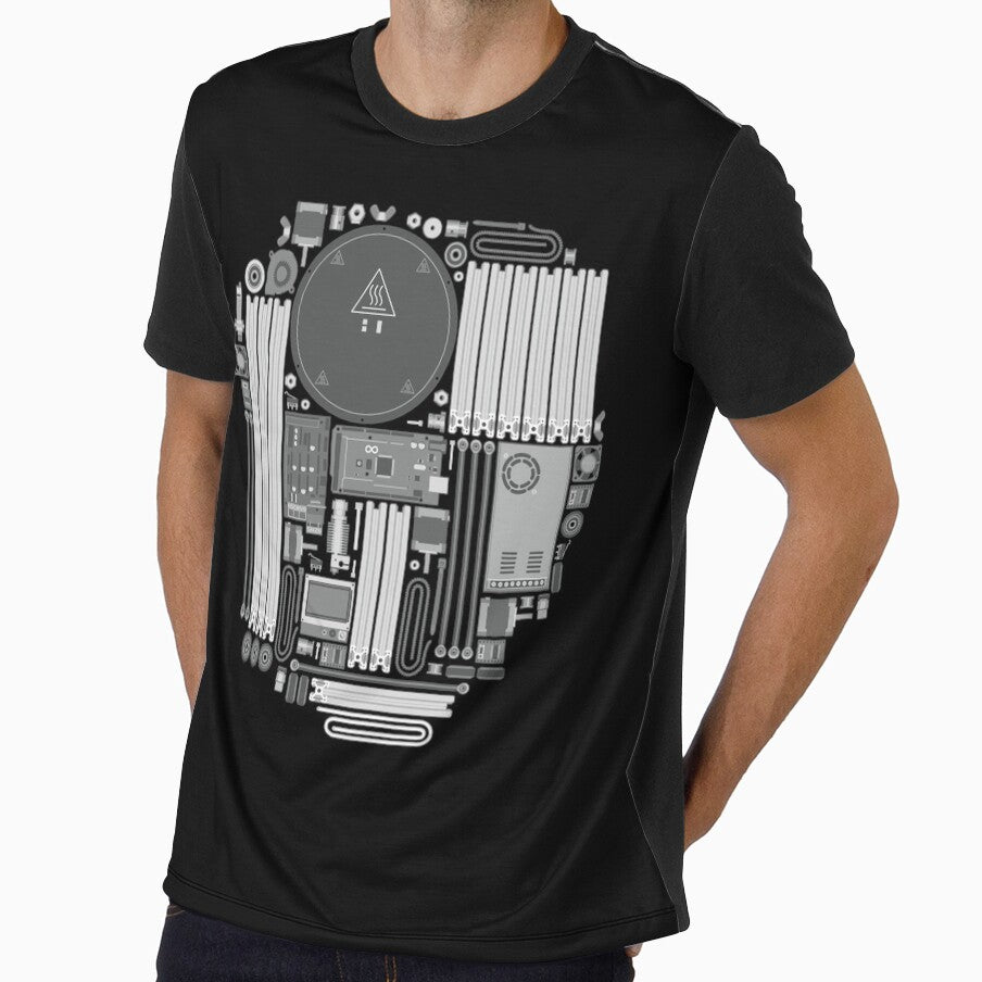 3D Printer Components Delta Engineering T Shirt by Clort