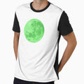 Green verdant full moon lunar night by HappywithBest