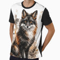 Watercolor Fox Illustration – Elegant Woodland Animal Art by Darlin8888