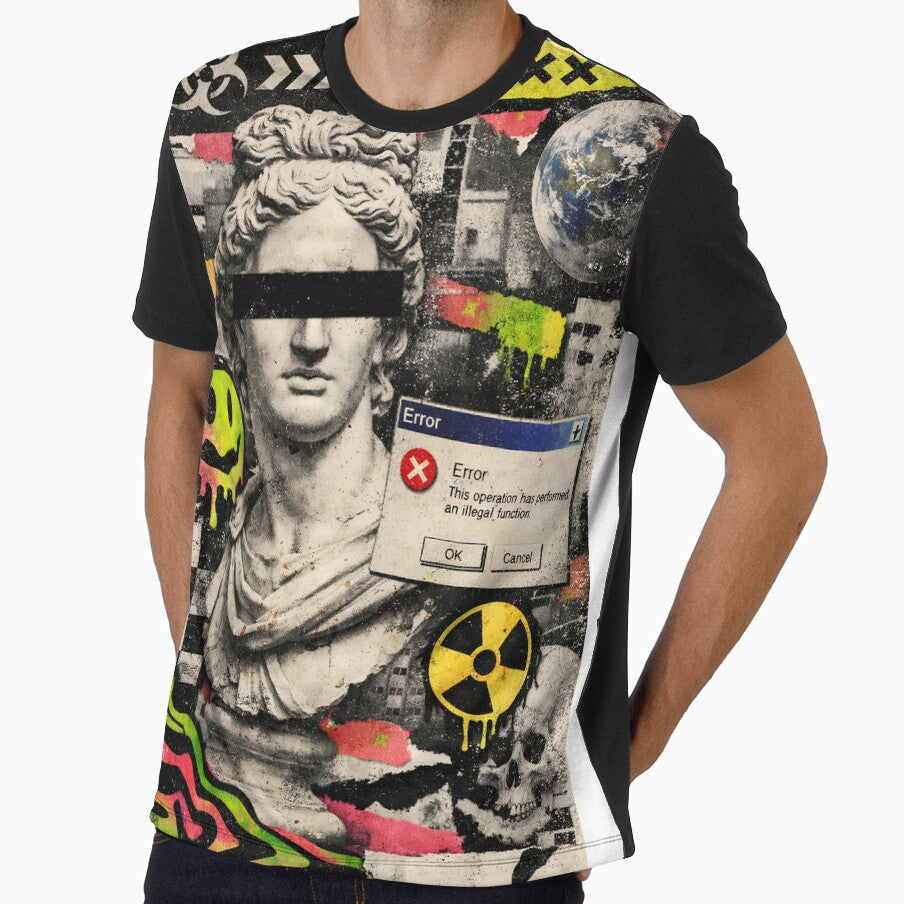 Brutalist Acid Graphics Collage by Velustro Shop