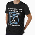 Sorry I'm late I had to watch my 3D printer - 3D Printing minimal design by venomousvector
