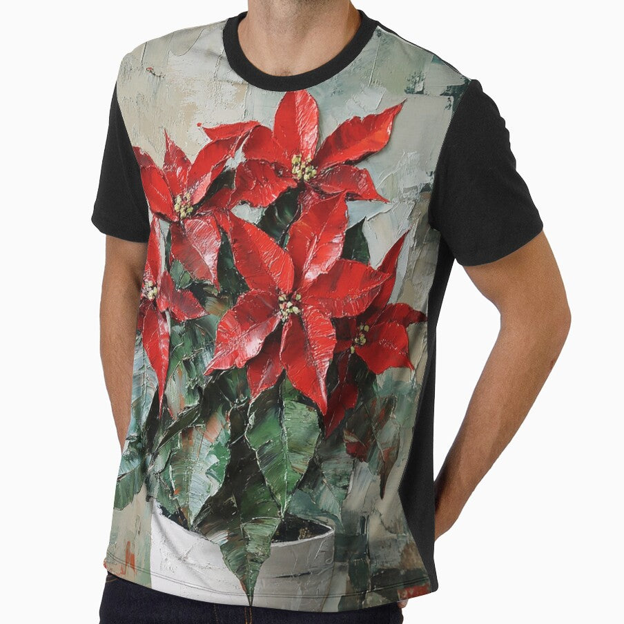 Poinsira - Abstract poinsettia (6/8) by sabantha