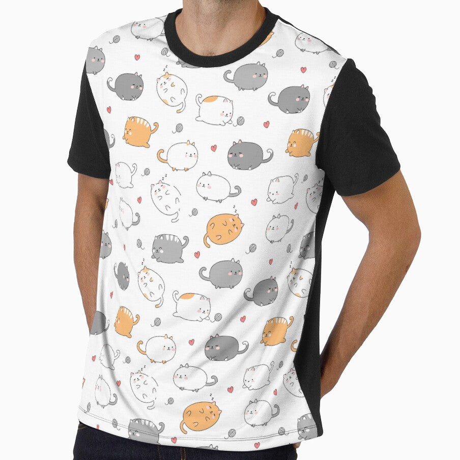 Cute Fat Cats AOP by VirtualFaries