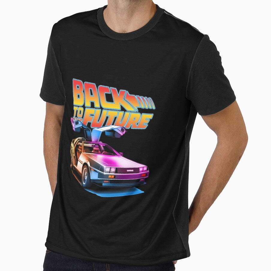 Delorean Back To The Future Synthwave Colors by Shay2368