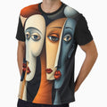 Abstract women heads - Illustration by AD-Digital-Art
