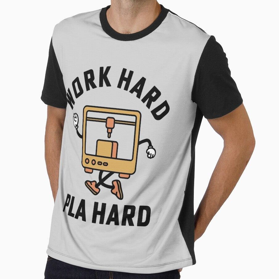 Work Hard Pla Hard 3d Printing 3D Printer by yelly123