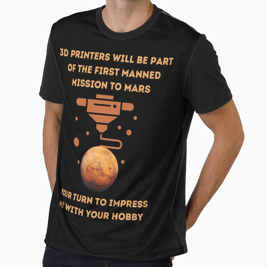 3D Printers to Mars - 3D Printing by BadAttitudeTees