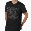 Design Slice Print Repeat - 3D Printing outline design for Printers Fans by venomousvector