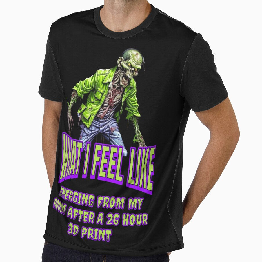 What I Feel Like After a Long 3D Print by BadAttitudeTees
