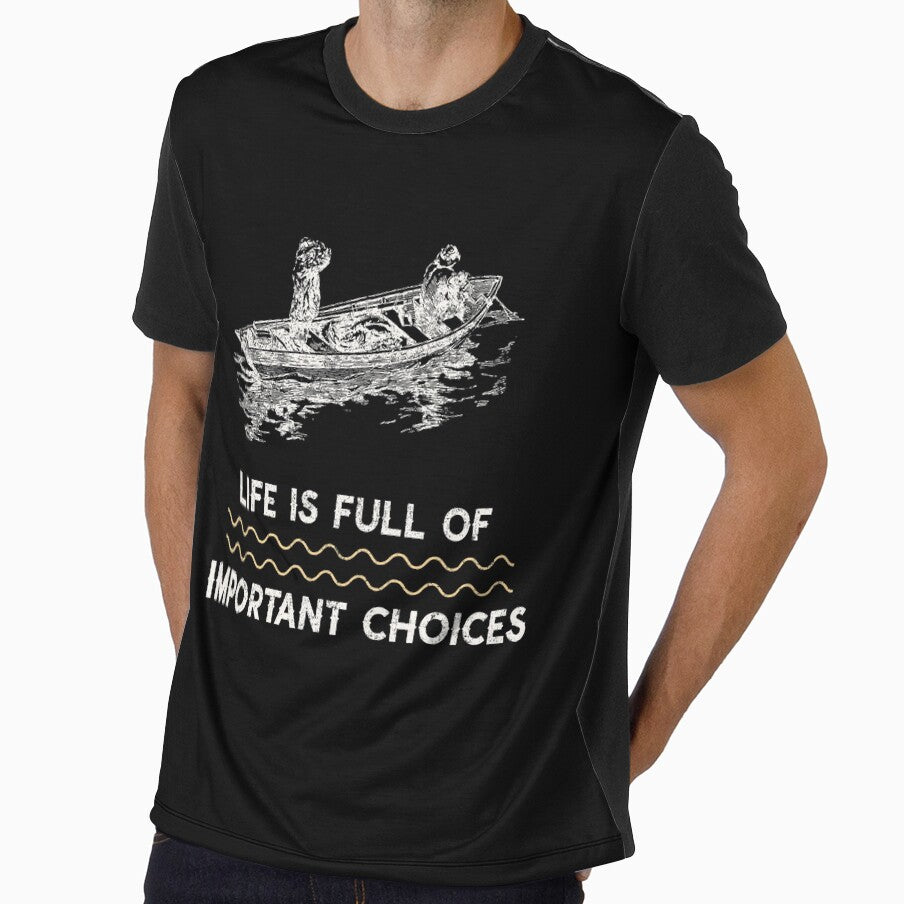 Life is Full of Important Choices Fishing by CeceBoutique