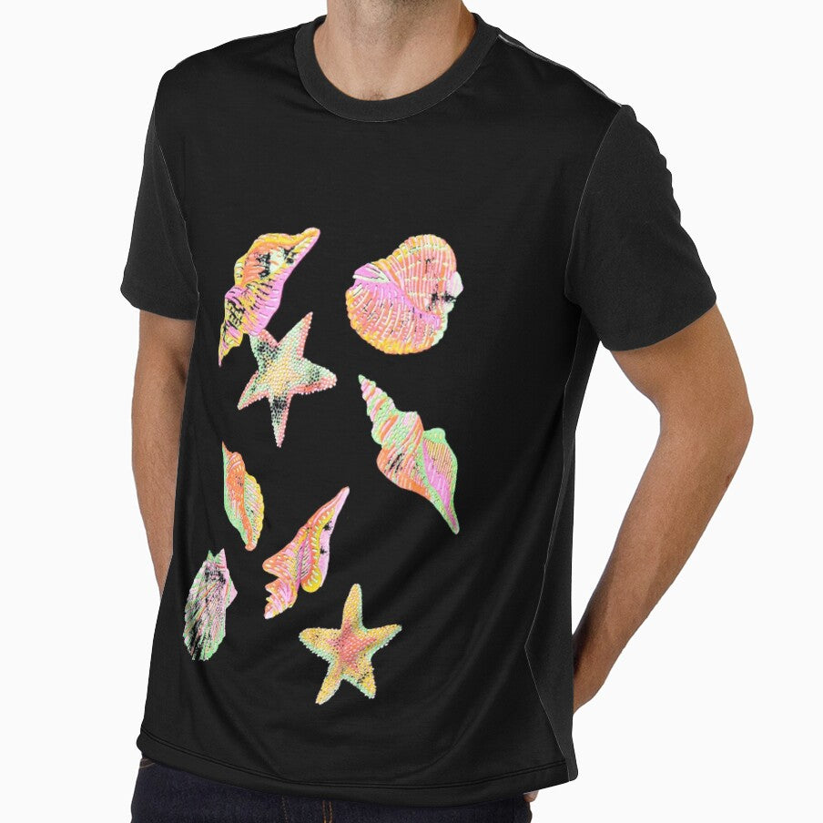 1990s Seashell Theme All Over Print by shopNDVINCOM