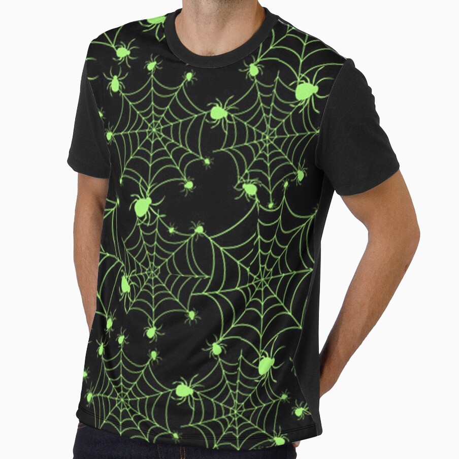 Faux Glow Spider Print by SerpentSkyArts