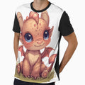 Cute dragon in the fairytale forest by SimonsDesignArt