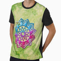Green Tye Dye with Floral Mandala by 1stopselfieshop