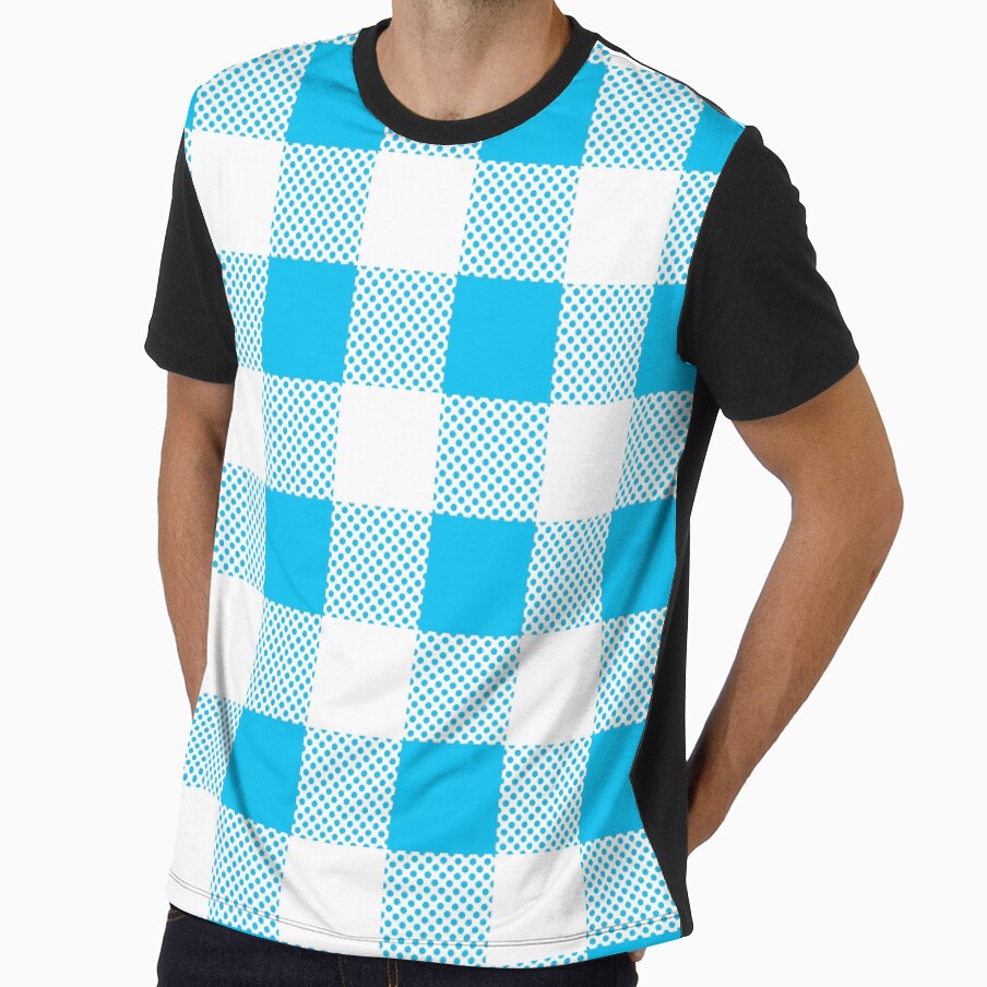 Blue & White Plaid Seamless Pattern by fotollissimo