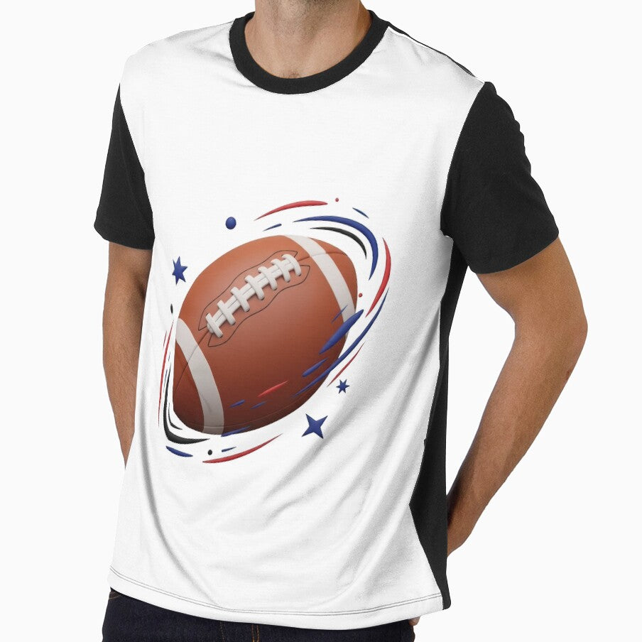 American Football 3D Space Spiral Sports Art by ashutoashutosh