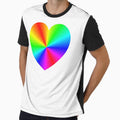 Rainbow Burst Heart by Deborah Camp