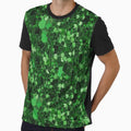 All Over Green Glitter Pattern by SerpentSkyArts