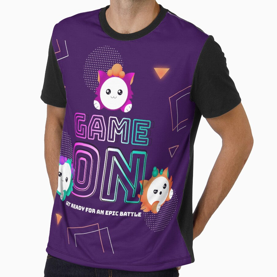 Game Night – Cute Gamer Characters Neon Style by alex-oliveira