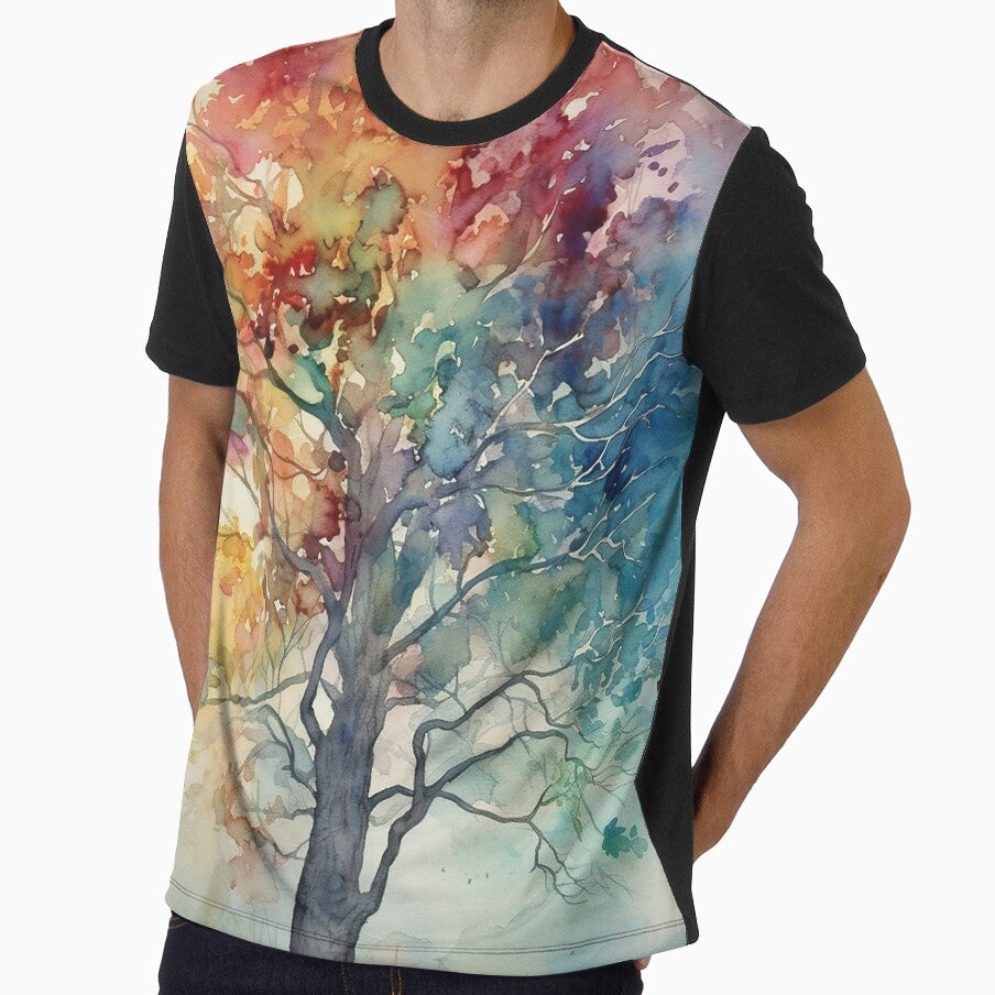 Travana - Tree in watercolor (4/4) by sabantha
