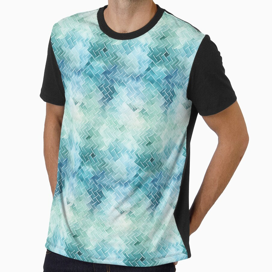 Tylotha - Ink patterns in blue and green (1/4) by sabantha