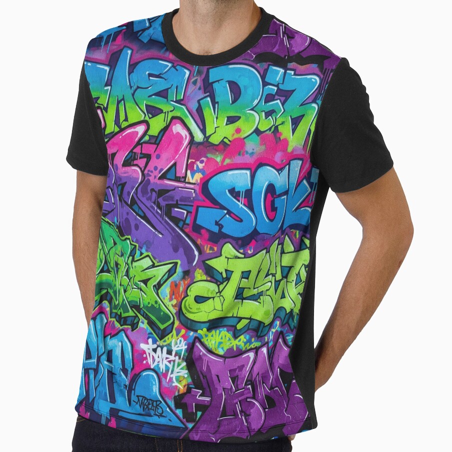 Electric Wildstyle Explosion Aop by JohnnyVillas