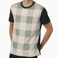 Green & Beige Plaid Seamless Pattern by fotollissimo