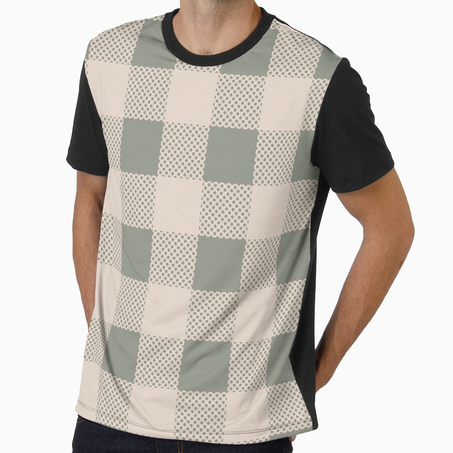 Green & Beige Plaid Seamless Pattern by fotollissimo
