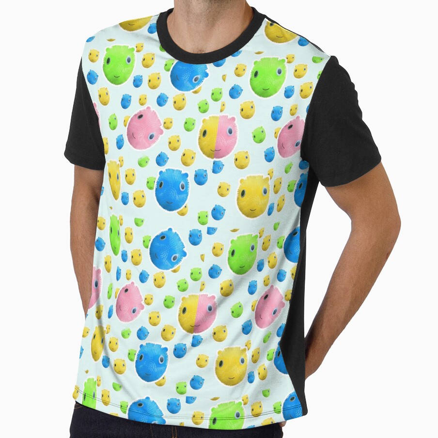 Colorful Puffy Friends All-Over Print by Modavedrake