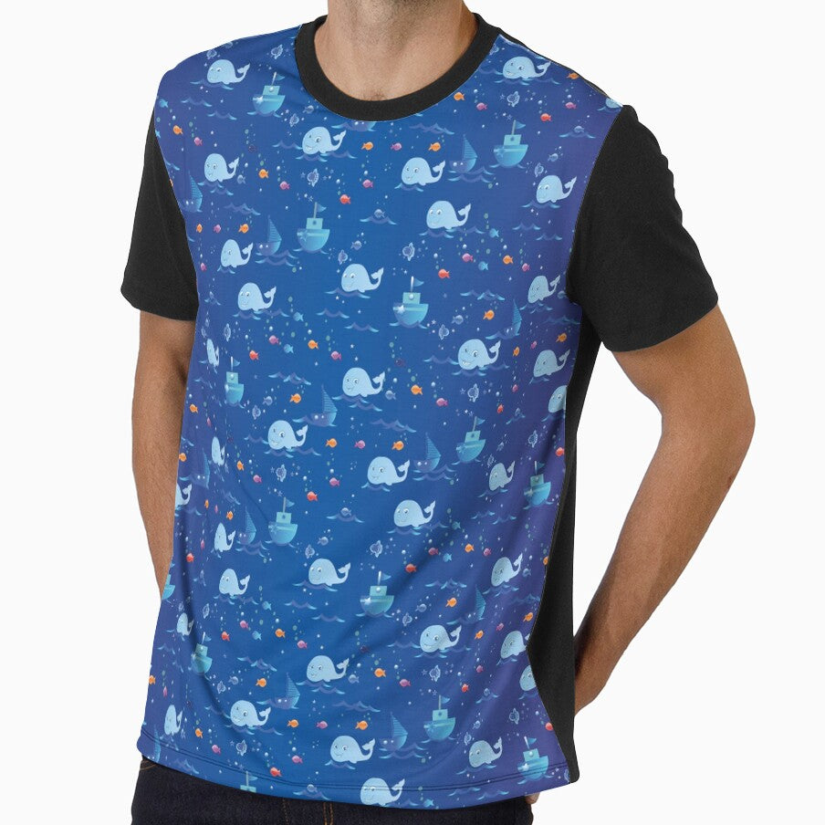 All-over print with colorful fish. All-over print with colorful fish. Protect fish! by www.superclo3d.com   www.kuhldesign.eu
