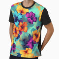 Océano - Neon Glow Tropical Flowers AOP by Oceano-Beach