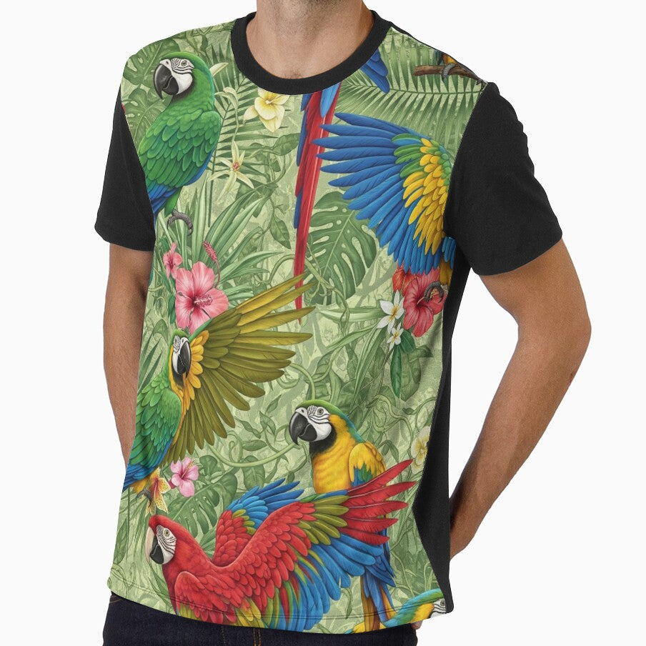 Vibrant Parrots by GraphicMondaze