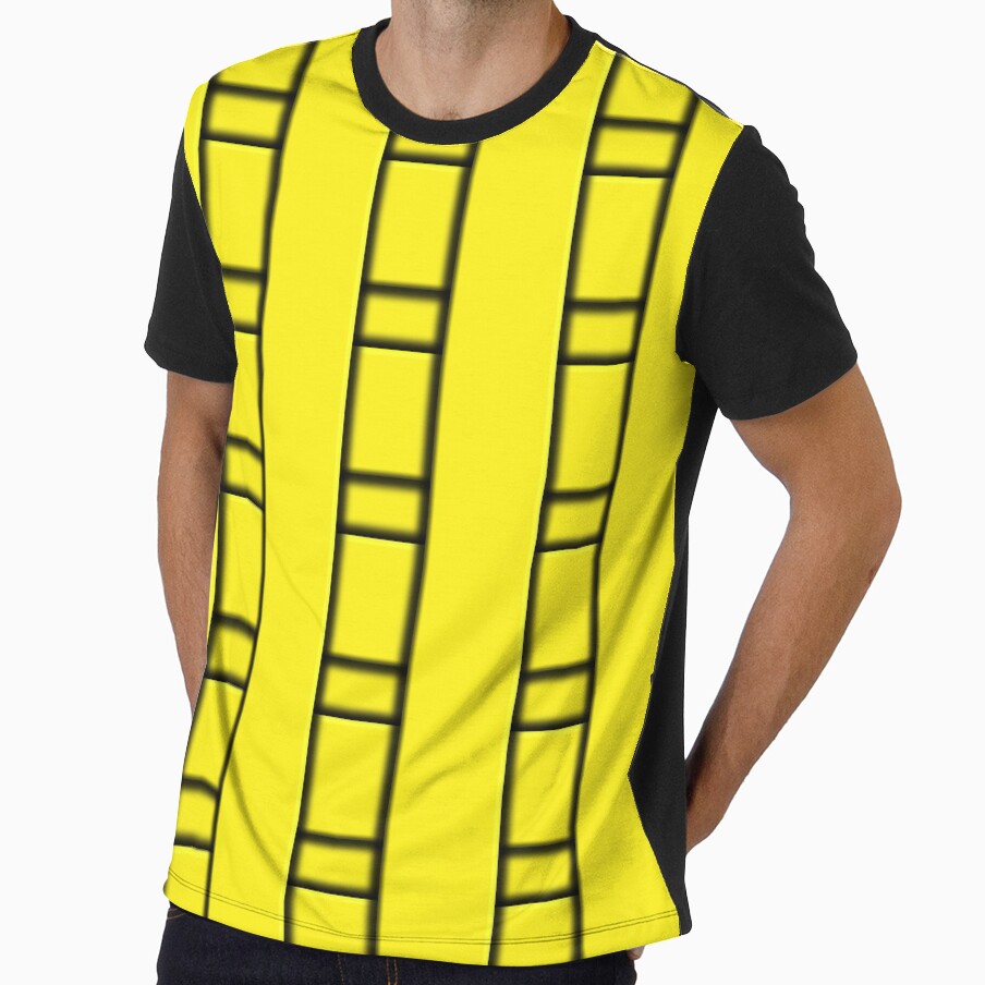 3D Yellow Geometric Abstract Pattern by mamahellfire31