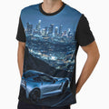 corvette looking night skyline by Legacydesignandcreations