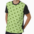 Sage and Light Green All Over Tile Pattern by BluePlanetMerch