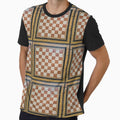 3d Rustic italian mosaic chess pattern seamless design by GeoffBeattie