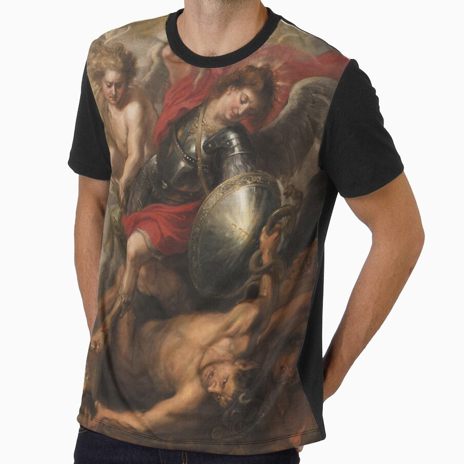 Saint Michael expelling the Rebellious Angels by Onodera
