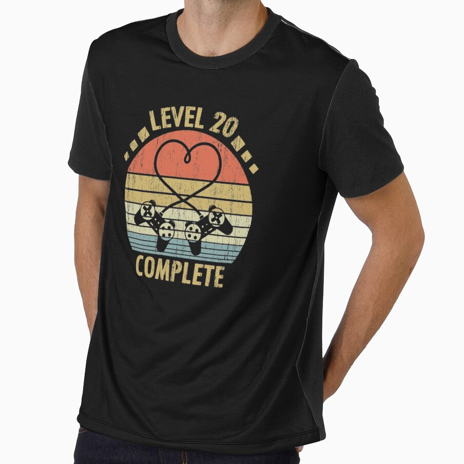 Level 20 Complete - 20th Wedding Anniversary Gift Video Gamer by nana1099